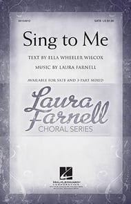 Sing to Me SATB choral sheet music cover